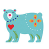 Cottage Cutz Folk Art Bear (CC-1188) (OUTLET) Cottage Cutz Folk Art Bear (CC-1188) (OUTLET)