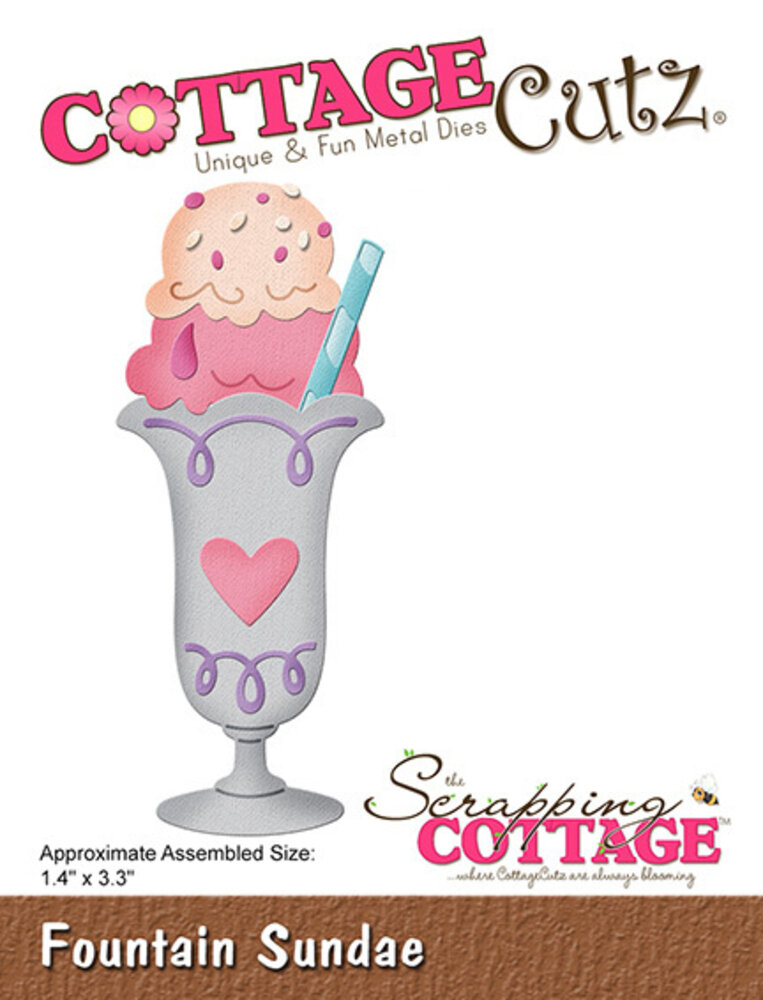 Cottage Cutz Fountain Sundae (CC-1018) (OUTLET) Cottage Cutz Fountain Sundae (CC-1018) (OUTLET)