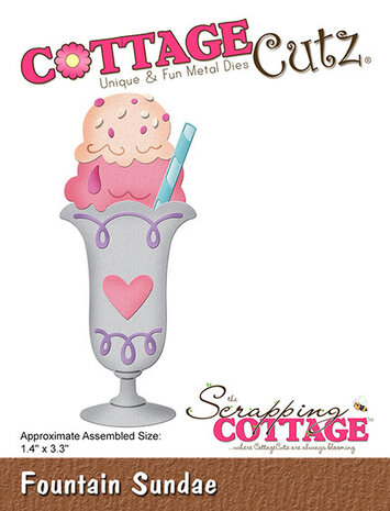 Cottage Cutz Fountain Sundae (CC-1018) (OUTLET) Cottage Cutz Fountain Sundae (CC-1018) (OUTLET)