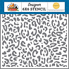 Carta Bella Cheetah 6x6 Inch Stencil (CBZA128034) (OUTLET) Carta Bella Cheetah 6x6 Inch Stencil (CBZA128034) (OUTLET)