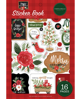 Carta Bella Happy Christmas Sticker Book (CBXM140029) (OUTLET) Carta Bella Happy Christmas Sticker Book (CBXM140029) (OUTLET)