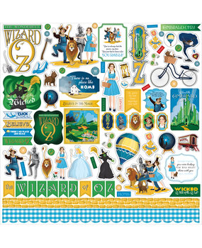 Carta Bella Wizard Of Oz 12x12 Inch Element Sticker (CBWO356014) (OUTLET) Carta Bella Wizard Of Oz 12x12 Inch Element Sticker (CBWO356014) (OUTLET)