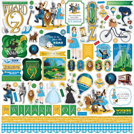 Carta Bella Wizard Of Oz 12x12 Inch Element Sticker (CBWO356014) (OUTLET)