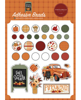 Carta Bella Welcome Fall Adhesive Brads (CBWF154020) (OUTLET) Carta Bella Welcome Fall Adhesive Brads (CBWF154020) (OUTLET)