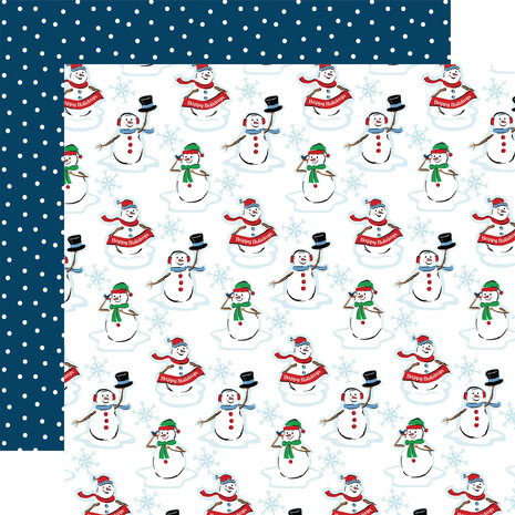 Carta Bella White Christmas 6x6 Inch Paper Pad (CBWC156023) (OUTLET)