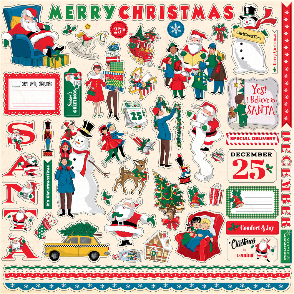 Carta Bella Season's Greetings 12x12 Inch Collection Kit (CBSG329016) (OUTLET)