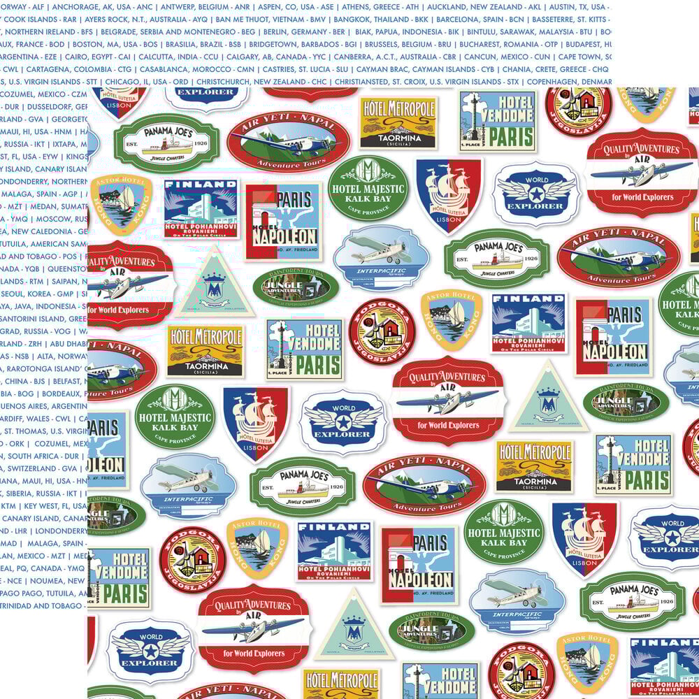 Carta Bella Our Travel Adventure 6x6 Inch Paper Pad (CBOTA131023) (OUTLET)