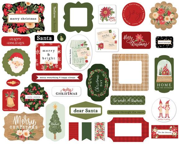 Carta Bella Letters To Santa Ephemera (CBLS155024) (OUTLET)