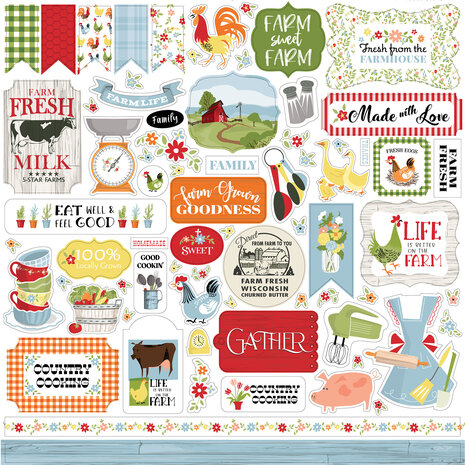 Carta Bella Farmhouse Living 12x12 Inch Collection Kit (CBLIV145016) (OUTLET) Carta Bella Farmhouse Living 12x12 Inch Collection Kit (CBLIV145016) (OUTLET)