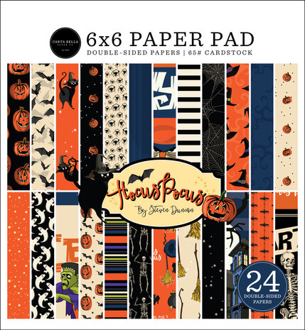 Carta Bella Hocus Pocus 6x6 Inch Paper Pad (CBHP153023) (OUTLET)