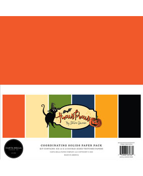 Carta Bella Hocus Pocus 12x12 Inch Coordinating Solids Paper Pack (CBHP153015) (OUTLET) Carta Bella Hocus Pocus 12x12 Inch Coordinating Solids Paper Pack (CBHP153015) (OUTLET)