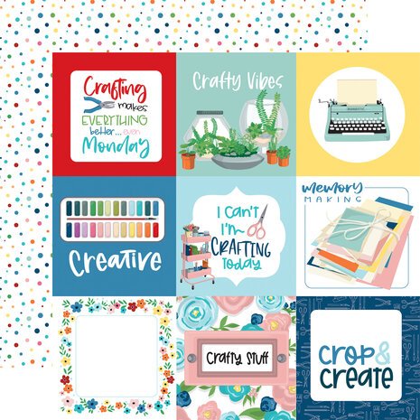 Carta Bella Happy Crafting 6x6 Inch Paper Pad (CBHCR157023) (OUTLET)