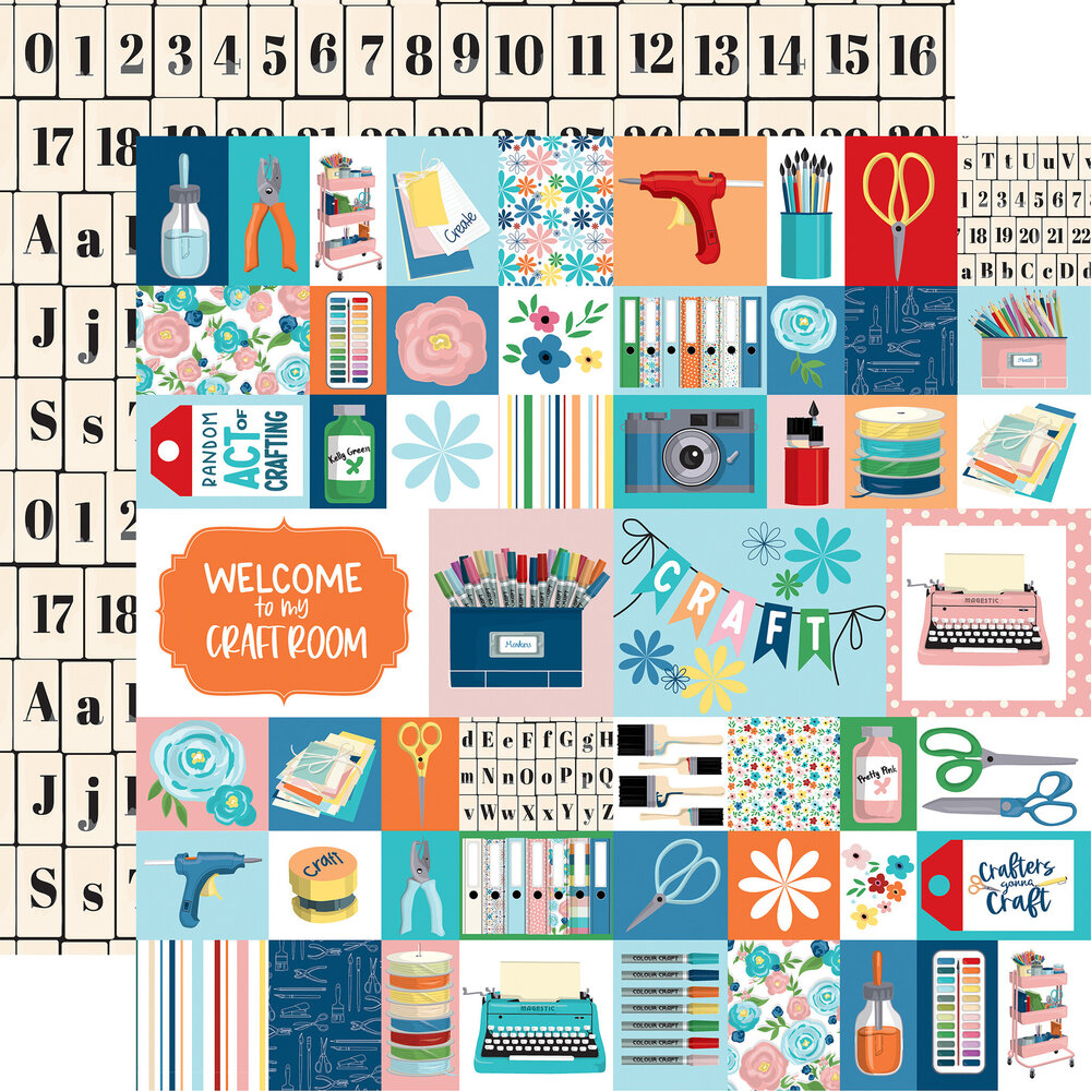 Carta Bella Happy Crafting 6x6 Inch Paper Pad (CBHCR157023) (OUTLET)