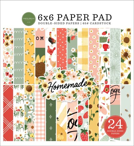Carta Bella Homemade 6x6 Inch Paper Pad (CBH158023) (OUTLET)