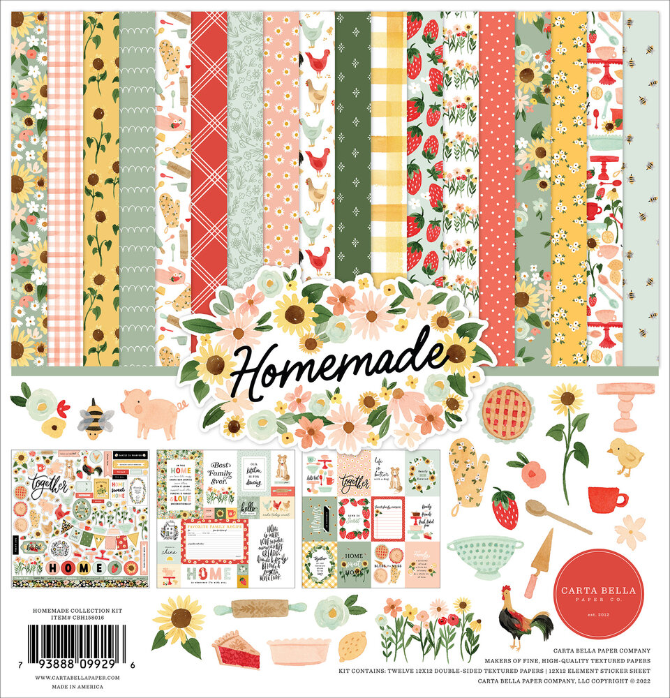 Carta Bella Homemade 12x12 Inch Collection Kit (CBH158016) (OUTLET)