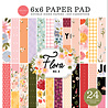 Carta Bella Flora No.5 6x6 Inch Paper Pad (CBFLON152023) (OUTLET)