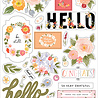 Carta Bella Flora No.5 Chipboard Accents (CBFLON152021) (OUTLET)