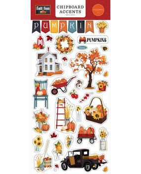 Carta Bella Fall Fun Chipboard Accents (CBFF326021) (OUTLET) Carta Bella Fall Fun Chipboard Accents (CBFF326021) (OUTLET)