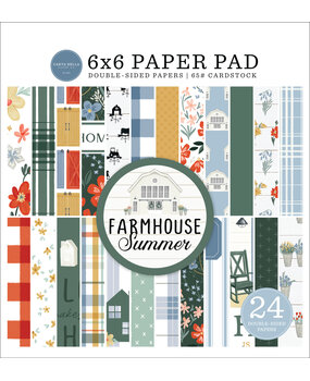 Carta Bella Farmhouse Summer 6x6 Inch Paper Pad (CBFAS150023) (OUTLET)