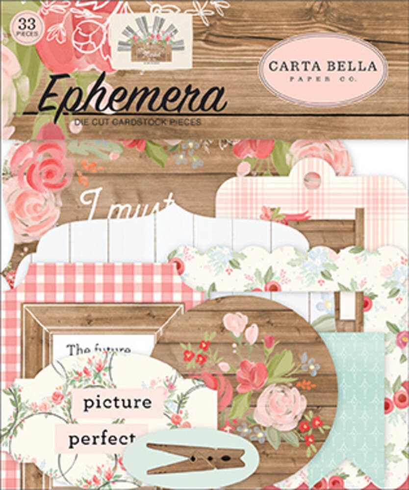 Carta Bella Farmhouse Market Ephemera (CBFAR113024) (OUTLET) Carta Bella Farmhouse Market Ephemera (CBFAR113024) (OUTLET)