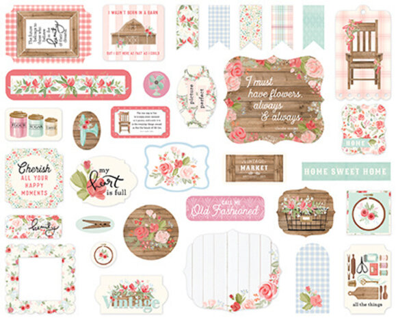 Carta Bella Farmhouse Market Ephemera (CBFAR113024) (OUTLET) Carta Bella Farmhouse Market Ephemera (CBFAR113024) (OUTLET)