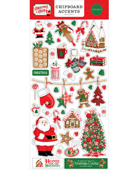 Carta Bella Christmas Cheer 6x13 Inch Chipboard Accents (CBCHR141021) (OUTLET) Carta Bella Christmas Cheer 6x13 Inch Chipboard Accents (CBCHR141021) (OUTLET)