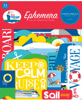 Carta Bella Bon Voyage Ephemera (CBBV161024) (OUTLET) Carta Bella Bon Voyage Ephemera (CBBV161024) (OUTLET)