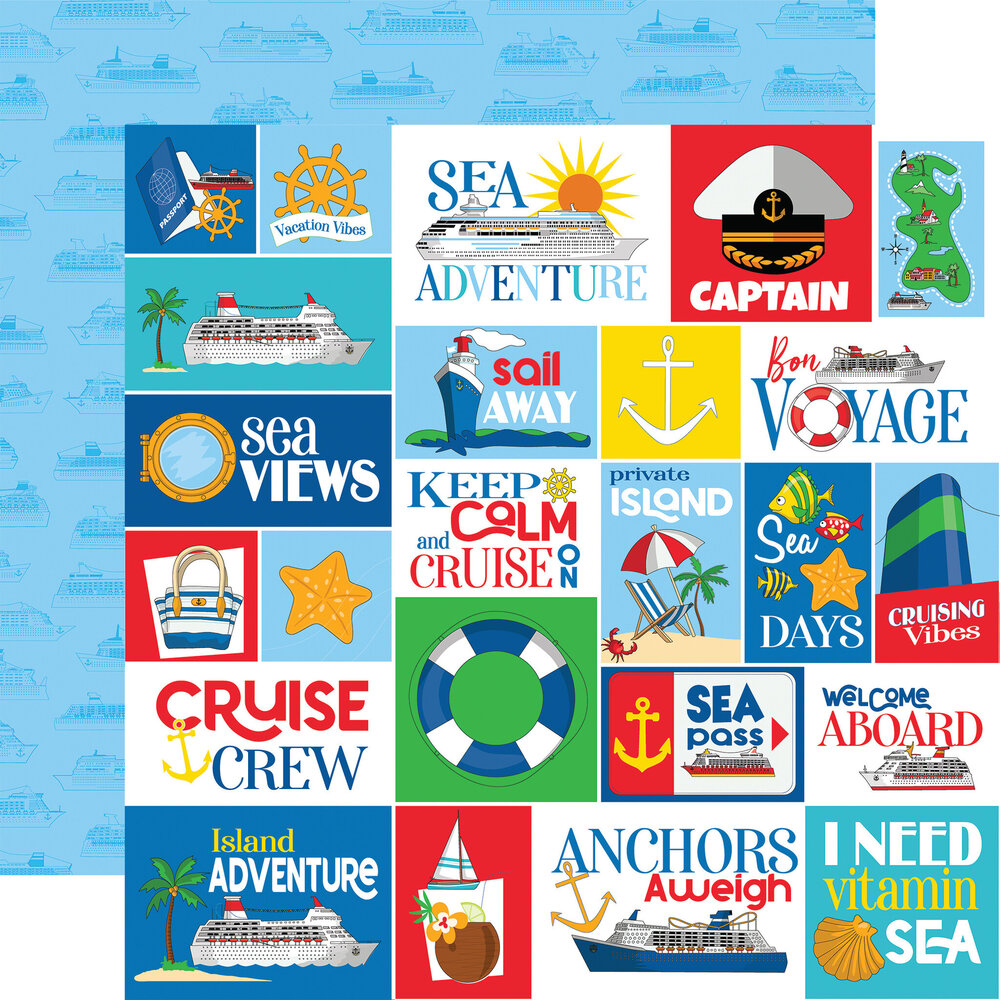 Carta Bella Bon Voyage 6x6 Inch Paper Pad (CBBV161023) (OUTLET)