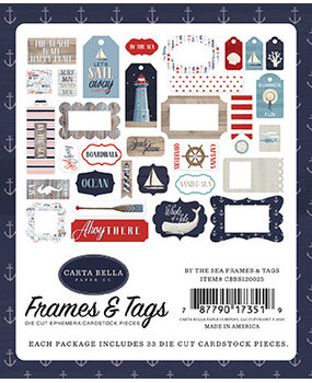 Carta Bella By The Sea Frames & Tags (CBBS120025) (OUTLET) Carta Bella By The Sea Frames & Tags (CBBS120025) (OUTLET)