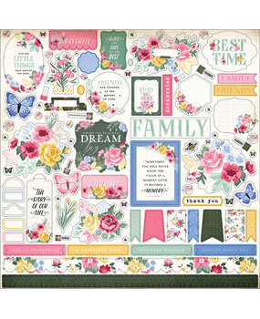 Carta Bella Bloom 12x12 Inch Element Sticker (CBBL366014) (OUTLET) Carta Bella Bloom 12x12 Inch Element Sticker (CBBL366014) (OUTLET)