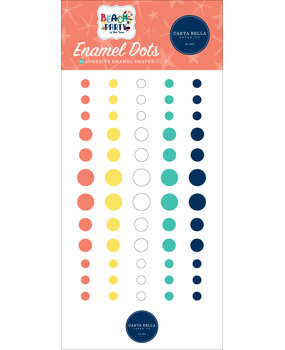 Carta Bella Beach Party Enamel Dots (CBBE149028) (OUTLET) Carta Bella Beach Party Enamel Dots (CBBE149028) (OUTLET)