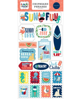 Carta Bella Beach Party Chipboard Phrases (CBBE149022) (OUTLET) Carta Bella Beach Party Chipboard Phrases (CBBE149022) (OUTLET)