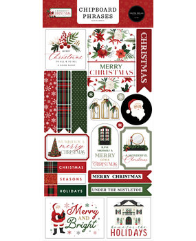 Carta Bella A Wonderful Christmas Chipboard Phrases (CBAWC328022) (OUTLET)