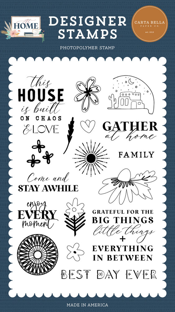 Carta Bella Chaos And Love Designer Stamps (CBAH339044) (OUTLET) Carta Bella Chaos And Love Designer Stamps (CBAH339044) (OUTLET)