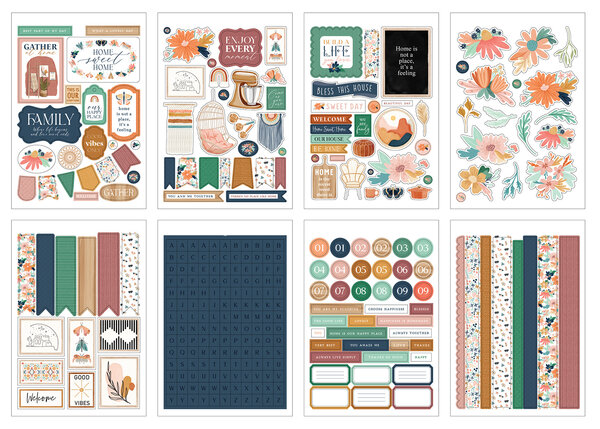 Carta Bella At Home Sticker Book (CBAH339029) (OUTLET)