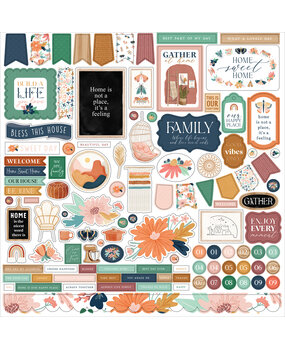 Carta Bella At Home Element Sticker (CBAH339014) (OUTLET) Carta Bella At Home Element Sticker (CBAH339014) (OUTLET)