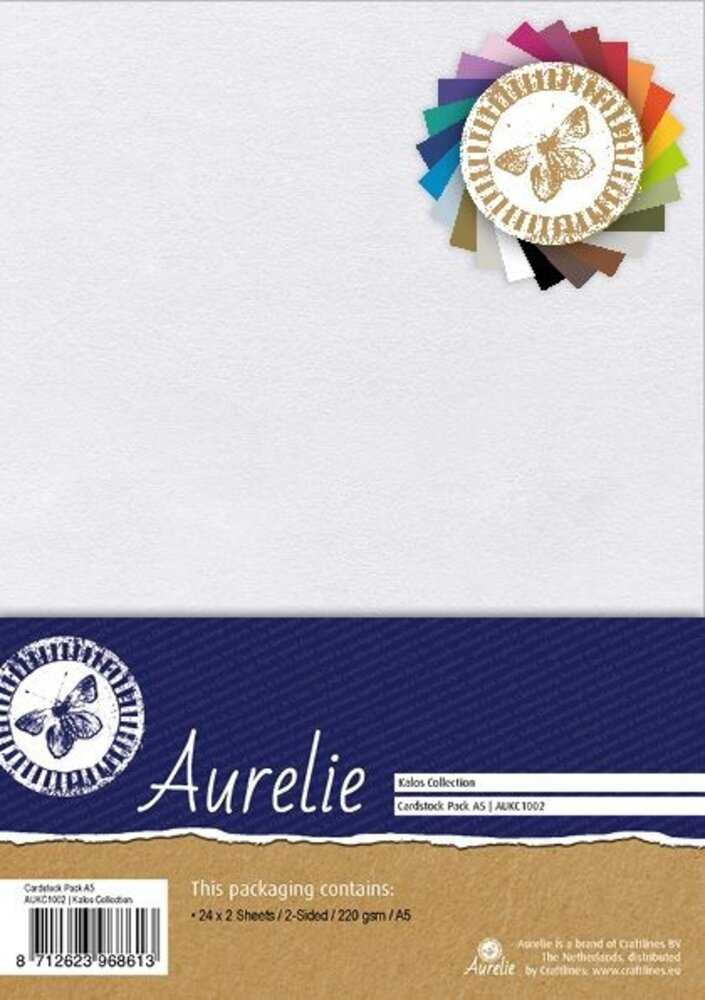 Aurelie Kalos Collection Cardstock Pack A5 (AUKC1002) (OUTLET) Aurelie Kalos Collection Cardstock Pack A5 (AUKC1002) (OUTLET)