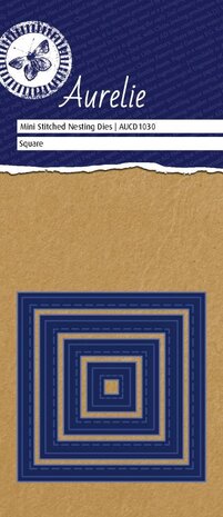 Aurelie Stitched Square Mini Nesting Die (AUCD1030) (OUTLET) Aurelie Stitched Square Mini Nesting Die (AUCD1030) (OUTLET)