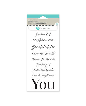 American Crafts Hampton Art Clear Stamps Inspire Me (9pcs) (SC1040-HL) (OUTLET) American Crafts Hampton Art Clear Stamps Inspire Me (9pcs) (SC1040-HL) (OUTLET)