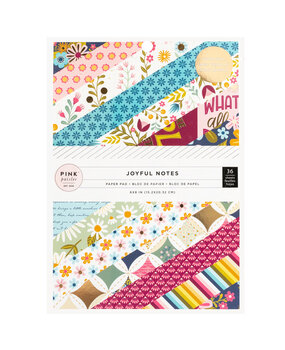 American Crafts Pink Paislee Joyful Notes 6x8 Inch Paper Pad (34030801) (OUTLET) American Crafts Pink Paislee Joyful Notes 6x8 Inch Paper Pad (34030801) (OUTLET)