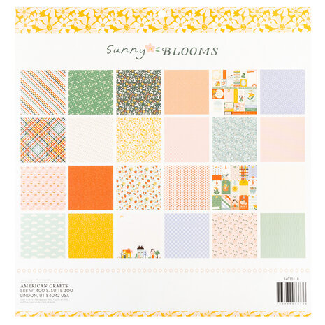 American Crafts Pebbles Sunny Bloom 12x12 Inch Paper Pad (34030118) (OUTLET) American Crafts Pebbles Sunny Bloom 12x12 Inch Paper Pad (34030118) (OUTLET)