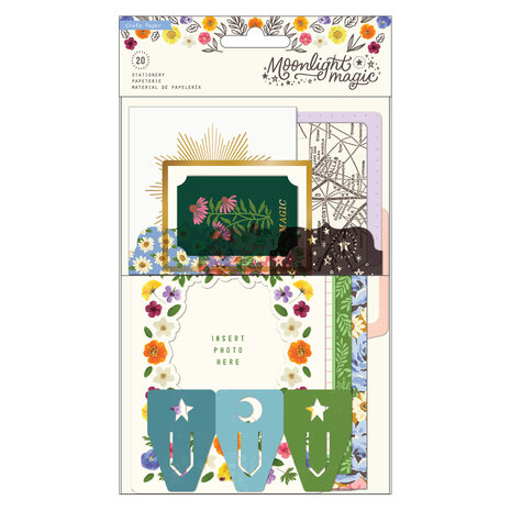 American Crafts Moonlight Magic Stationery Pack with Gold Foil (20pcs) (34022038) (OUTLET) American Crafts Moonlight Magic Stationery Pack with Gold Foil (20pcs) (34022038) (OUTLET)