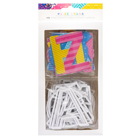 American Crafts Paige Evans Blooming Wild Embellishment Alpha (40pcs) (34014069) (OUTLET) American Crafts Paige Evans Blooming Wild Embellishment Alpha (40pcs) (34014069) (OUTLET)