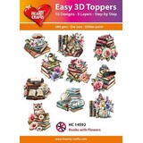 Hearty Crafts Easy 3D Toppers Books with Flowers (HC14592)