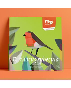 Plego Bird Collection Erithacus Rubecula Paper Kit Plego Bird Collection Erithacus Rubecula Paper Kit