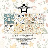 Paper Favourites Cute Farm Animals 12x12 Inch Paper Pad (PF761)