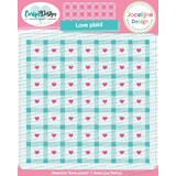 Carlijn Design Stencils Love Plaid (3pcs) (CDJD-0068)