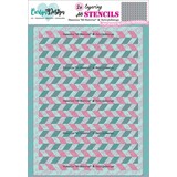 Carlijn Design Stencils Chevron (2pcs) (CDSC-0048)
