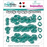 Carlijn Design Snijmallen Spelletjes Woorden (CDSN-0344)