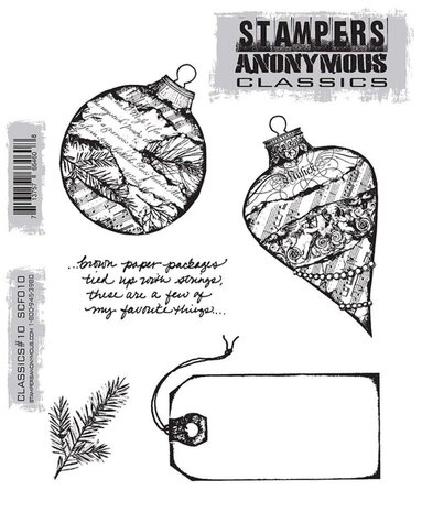 Stampers Anonymous Cling Stamps Classics #10 (CBSCF010)